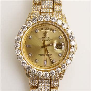 rolex 30.19ct tw diamond 18k gold president watch|Rolex 18k gold.